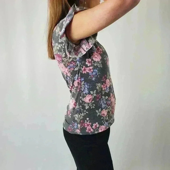 No Comment NY x LA Floral Tee - M - Picture 5 of 6